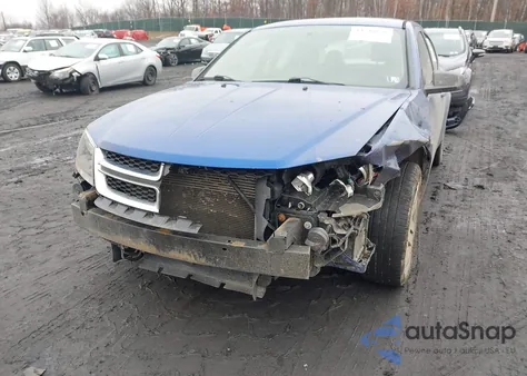 2013 Dodge Avenger Se из США, поврежденный, VIN 1C3CDZAB6DN540553